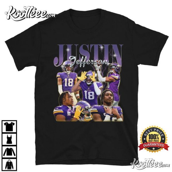 Justin Jefferson Vintage 90s T-Shirt