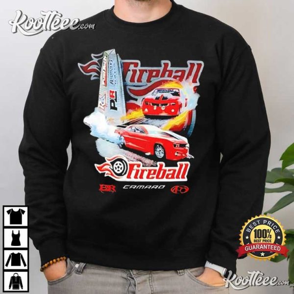 Fireball Camaro Ryan Martin Racing Graphic T-Shirt