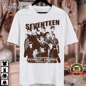 Seventeen Right Here World Tour SVT T-Shirt Seventeen Right Here World Tour SVT T Shirt (4)