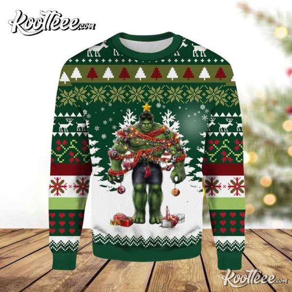 Hulk Marvel Merry Christmas Ugly Sweater