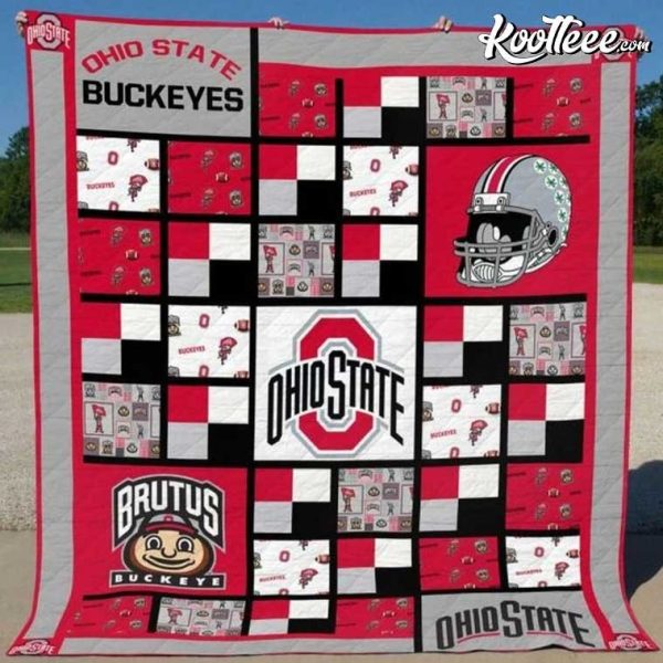 Ohio State Buckeyes NCAA Quilt Blanket