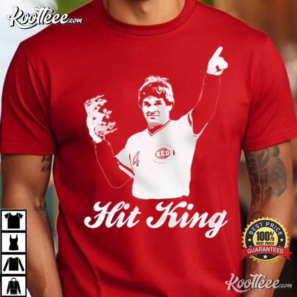 Pete Rose Cincinnati Reds Hit King T-Shirt