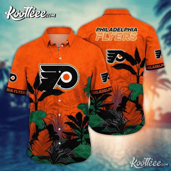 Philadelphia Flyers NHL Aloha Hawaiian Shirt