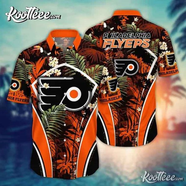 Philadelphia Flyers NHL Gift Aloha Hawaiian Shirt