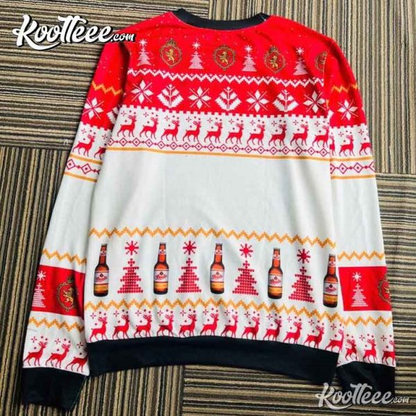 Strohs Beer Ugly Christmas Sweater