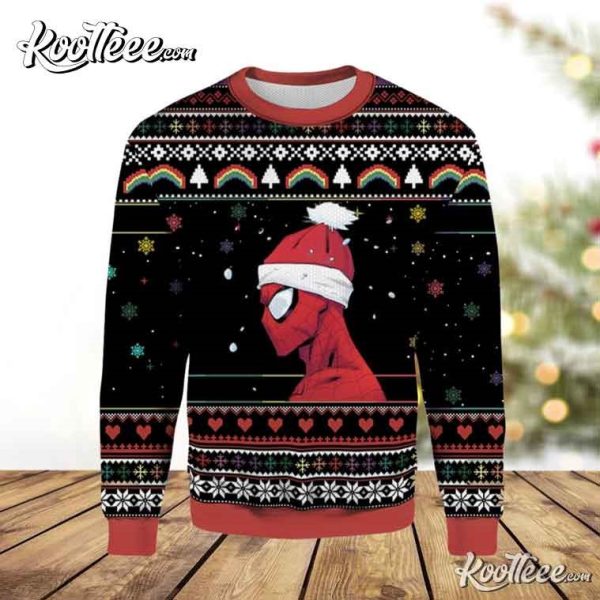 Santa Spider Man Ugly Christmas Sweater