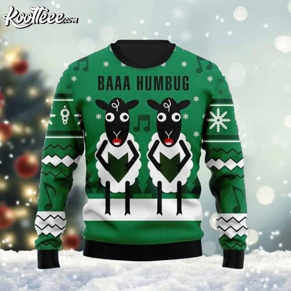 Sheep Baaa Humbug Ugly Sweater