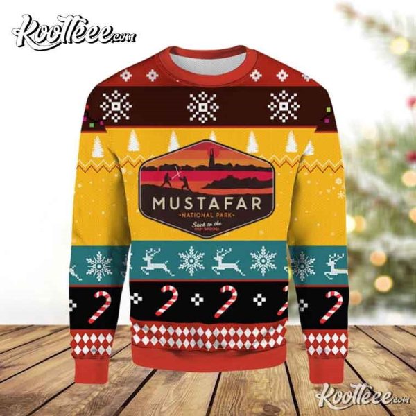 Mustafa National Park Star Wars Ugly Christmas Sweater