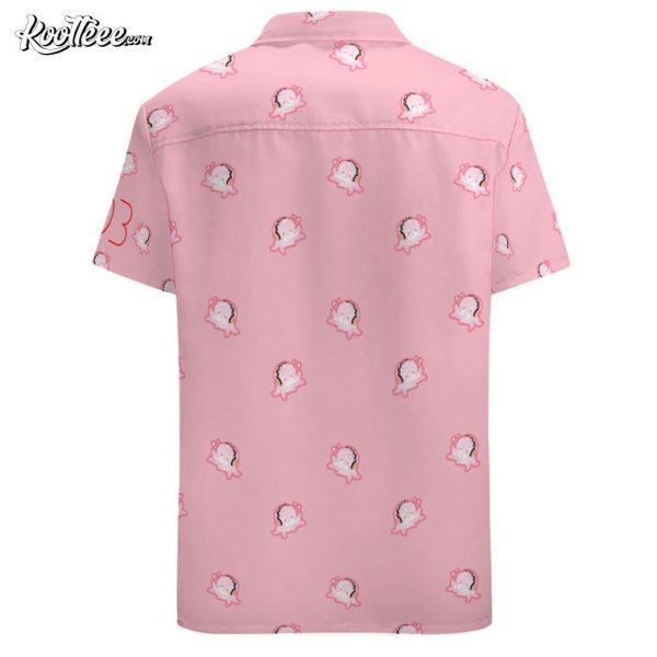 Megurine Luka Vocaloid Button Up Hawaiian Shirt