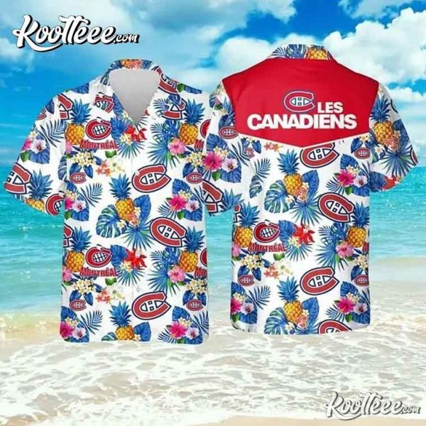 Montreal Canadiens Pineapple Summer Hawaiian Shirt