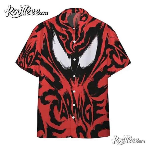 Carnage Red Venom Hawaiian Shirt