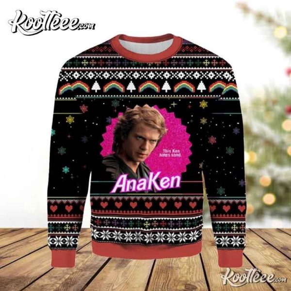 Funny AnaKen Anakin Skywalker Star Wars Ugly Christmas Sweater