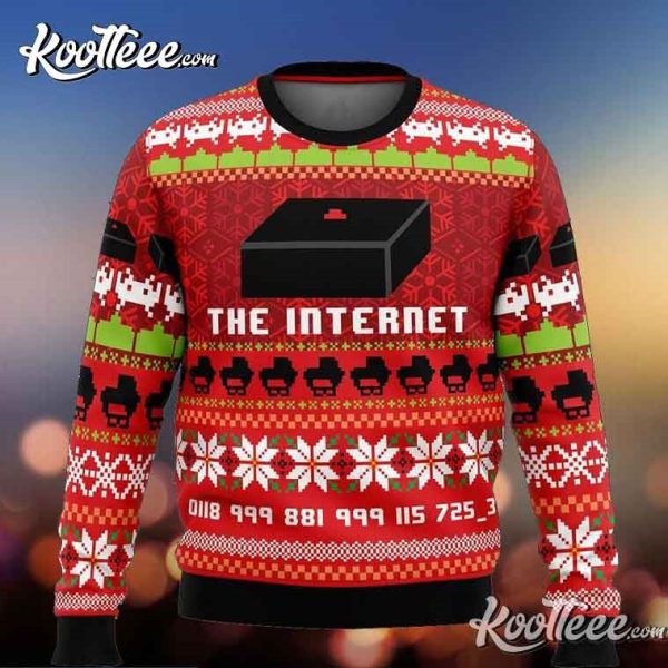 The Internet Great Reception Ugly Christmas Sweater