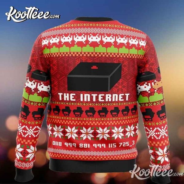 The Internet Great Reception Ugly Christmas Sweater