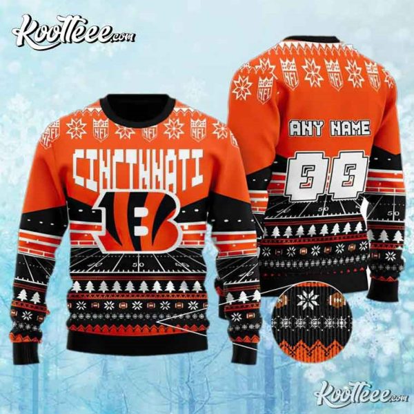 Cincinnati Bengals NFL Custom Christmas Ugly Sweater