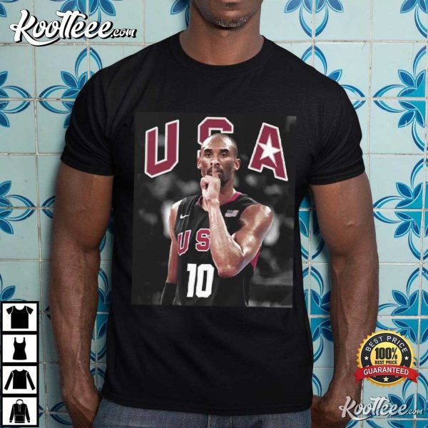 Kobe Bryant Celebration USA Basketball T-Shirt