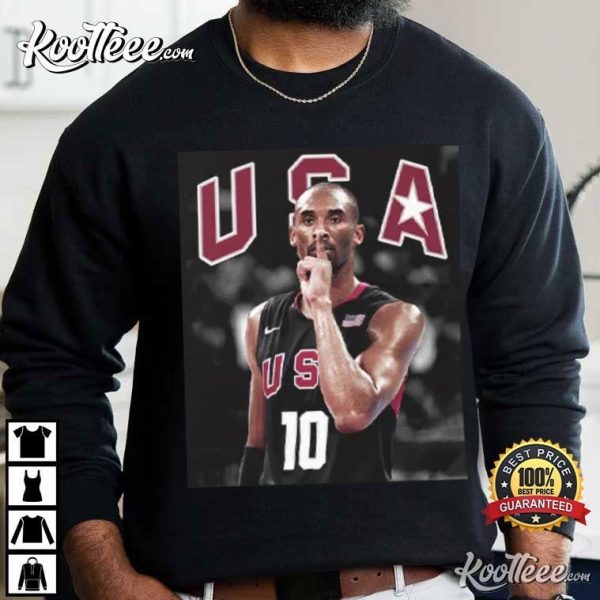 Kobe Bryant Celebration USA Basketball T-Shirt