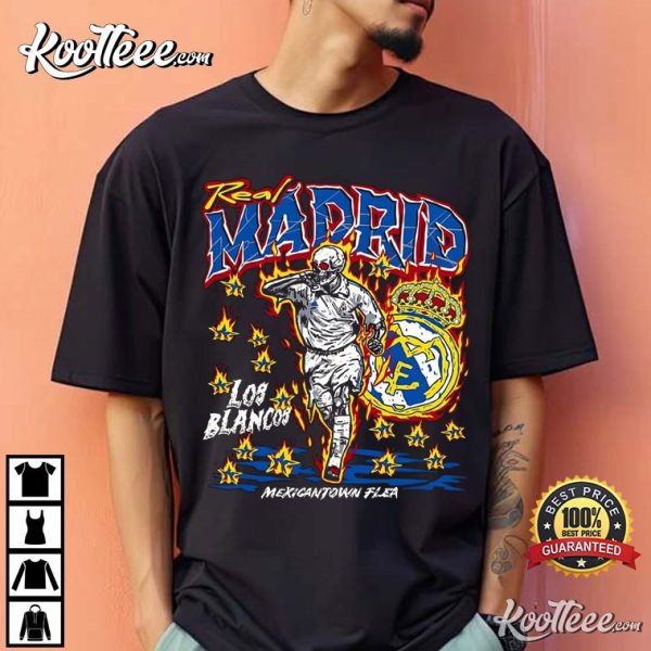 Real Madrid Los Blancos Skeleton T-Shirt