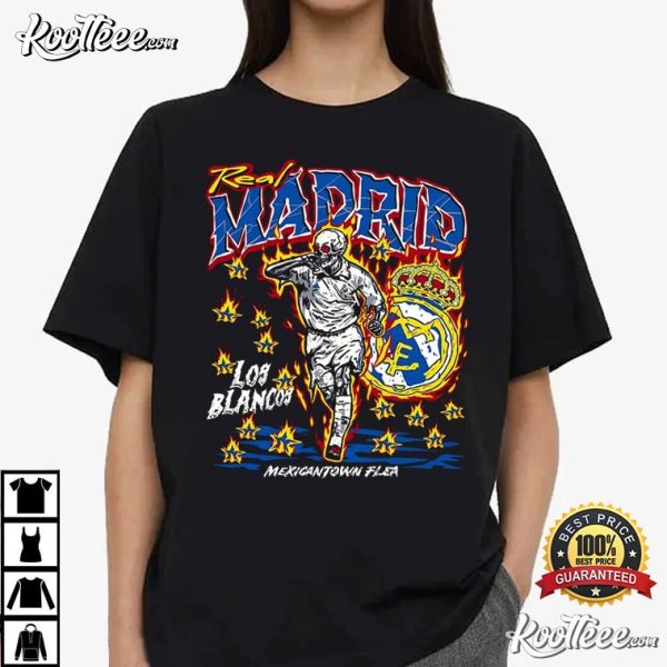 Real Madrid Los Blancos Skeleton T-Shirt