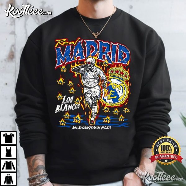 Real Madrid Los Blancos Skeleton T-Shirt