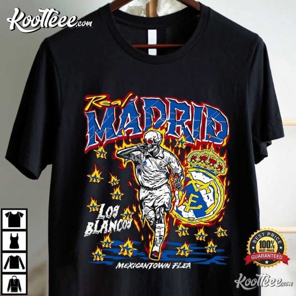 Real Madrid Los Blancos Skeleton T-Shirt