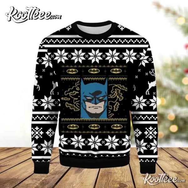 Batman Masked Hero Ugly Christmas Sweater