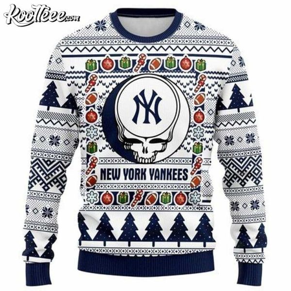 MLB New York Yankees Grateful Dead Ugly Christmas Sweater