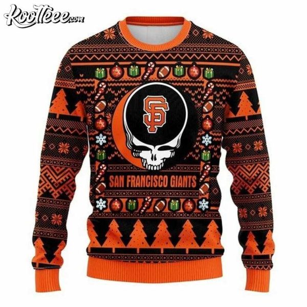 MLB San Francisco Giants Grateful Dead Ugly Christmas Sweater