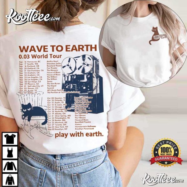 Wave To Earth 0.03 Tour Kpop Merch T-Shirt