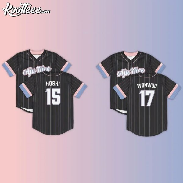 Aju Nice Seventeen Custom Baseball Jersey