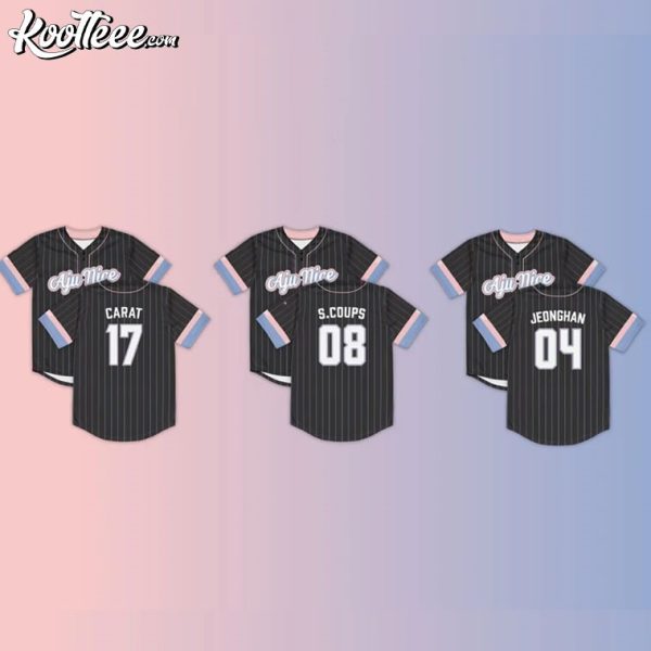 Aju Nice Seventeen Custom Baseball Jersey