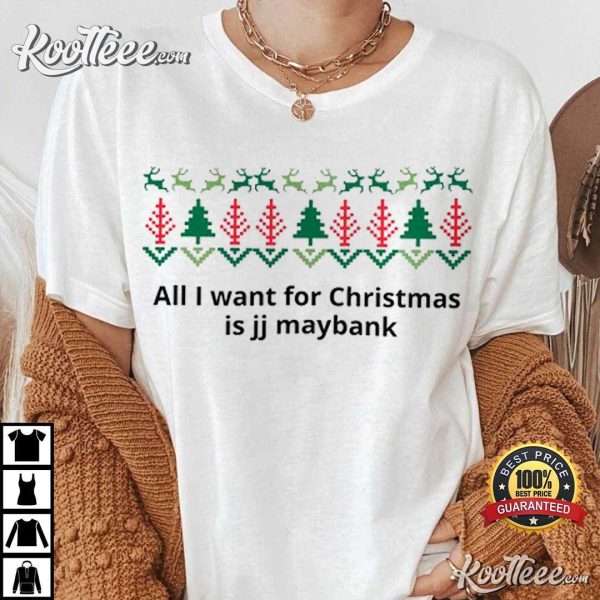 JJ Maybank Outer Banks All I Want For Christmas T-Shirt