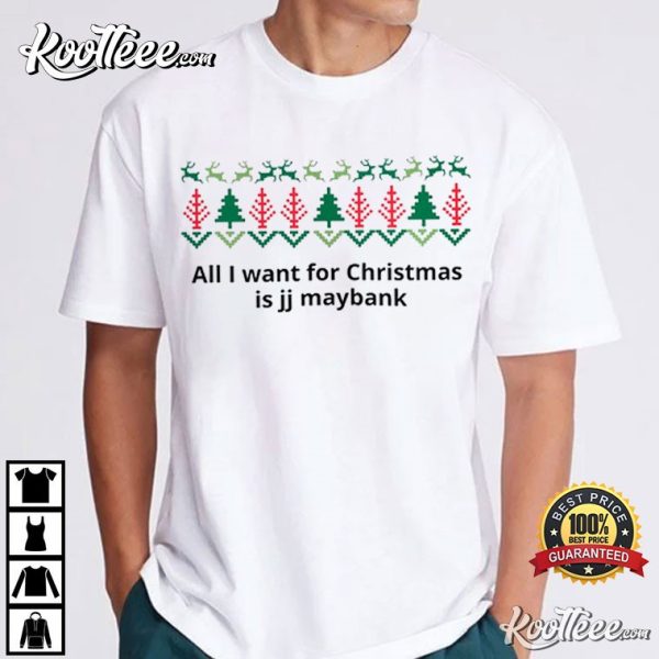 JJ Maybank Outer Banks All I Want For Christmas T-Shirt