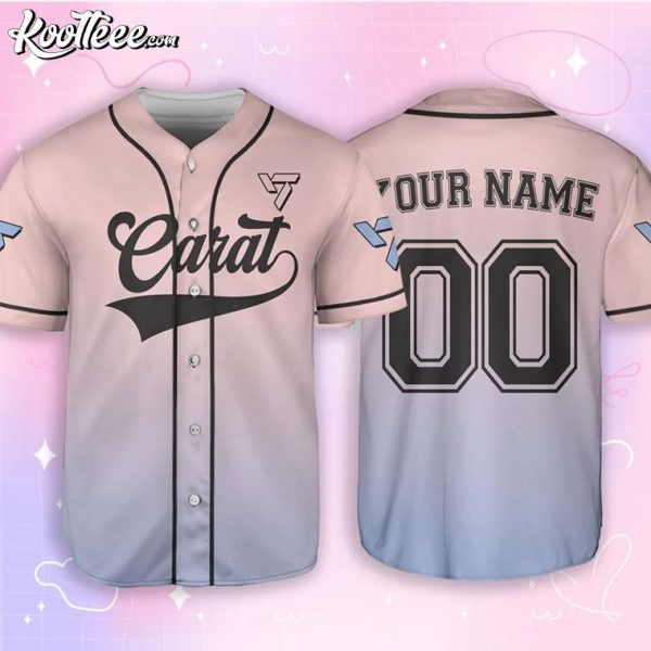 Seventeen Carat Fan Gift Custom Baseball Jersey