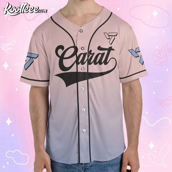 Seventeen Carat Fan Gift Custom Baseball Jersey