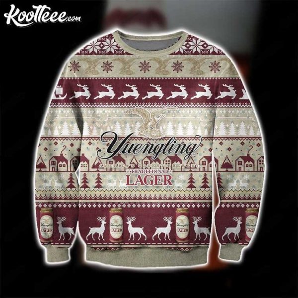 Yuengling Lager Beer Ugly Christmas Sweater