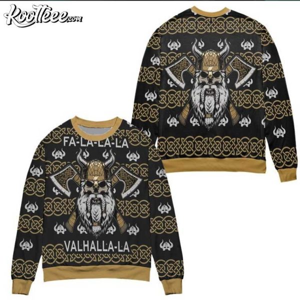 Viking Fa-La-La-La Ugly Christmas Sweater