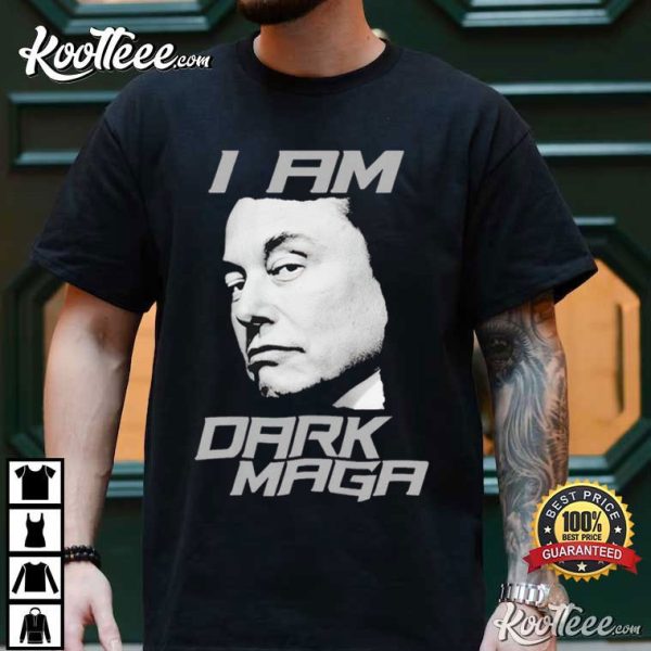 Elon Musk I Am Dark Maga Trump Rally 2024 T-Shirt