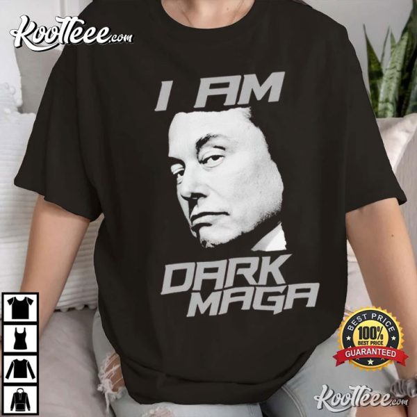 Elon Musk I Am Dark Maga Trump Rally 2024 T-Shirt