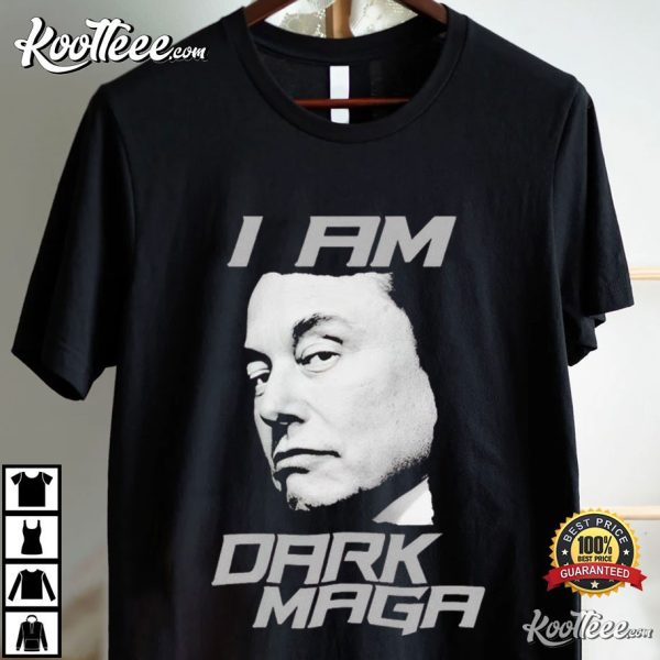 Elon Musk I Am Dark Maga Trump Rally 2024 T-Shirt