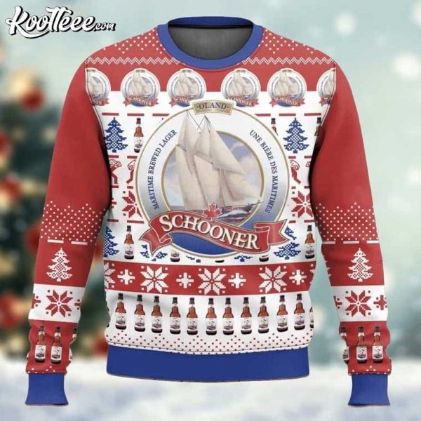 Schooner Lager Ugly Christmas Sweater