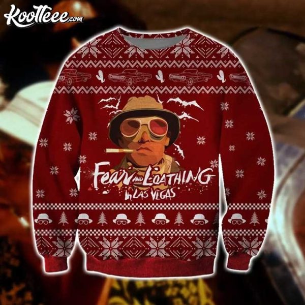 Fear And Loathing In Las Vegas Ugly Christmas Sweater