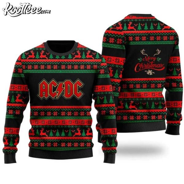 ACDC Merry Christmas Ugly Sweater