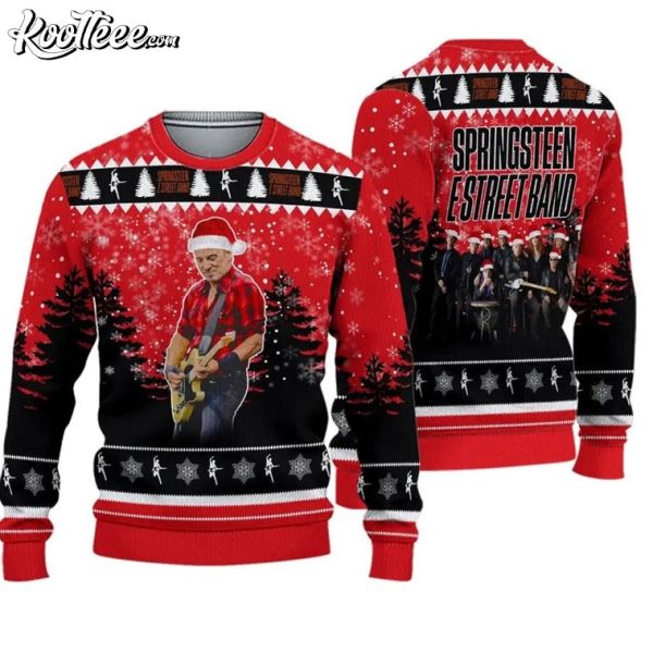 Bruce Springsteen E Street Band Ugly Christmas Sweater