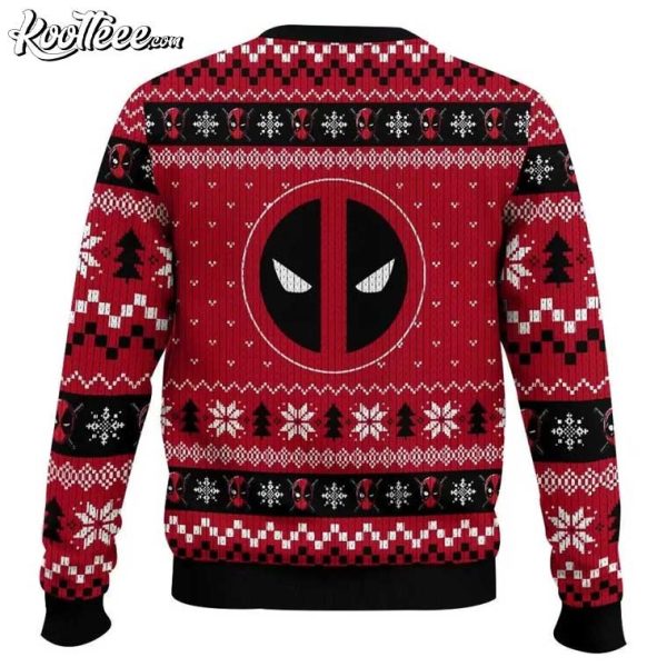 Deadpool Funny Superhero Christmas Ugly Sweater