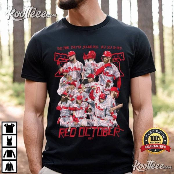 Philadelphia Phillies Red October 24 T-Shirt