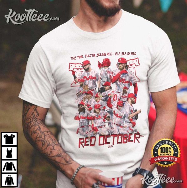 Philadelphia Phillies Red October 24 T-Shirt