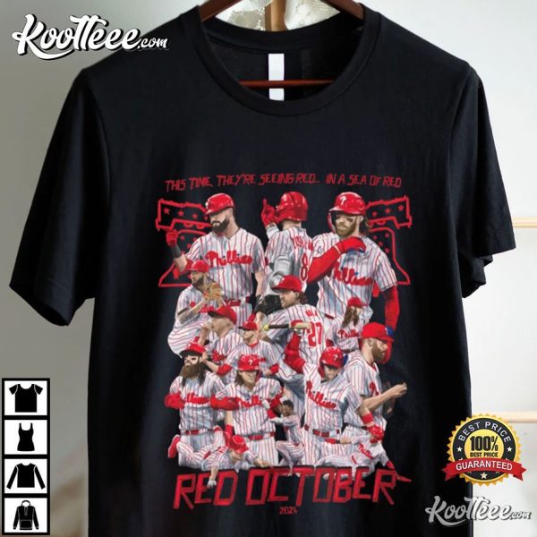 Philadelphia Phillies Red October 24 T-Shirt