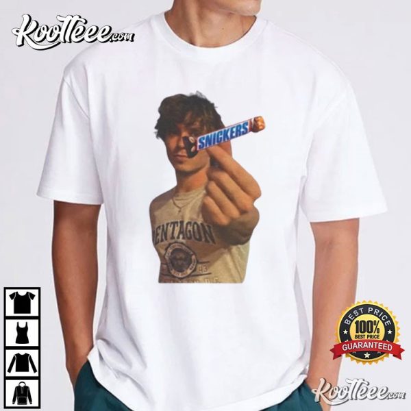 Nicholas Chavez Snickers Meme T-Shirt