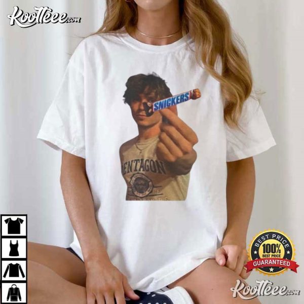 Nicholas Chavez Snickers Meme T-Shirt